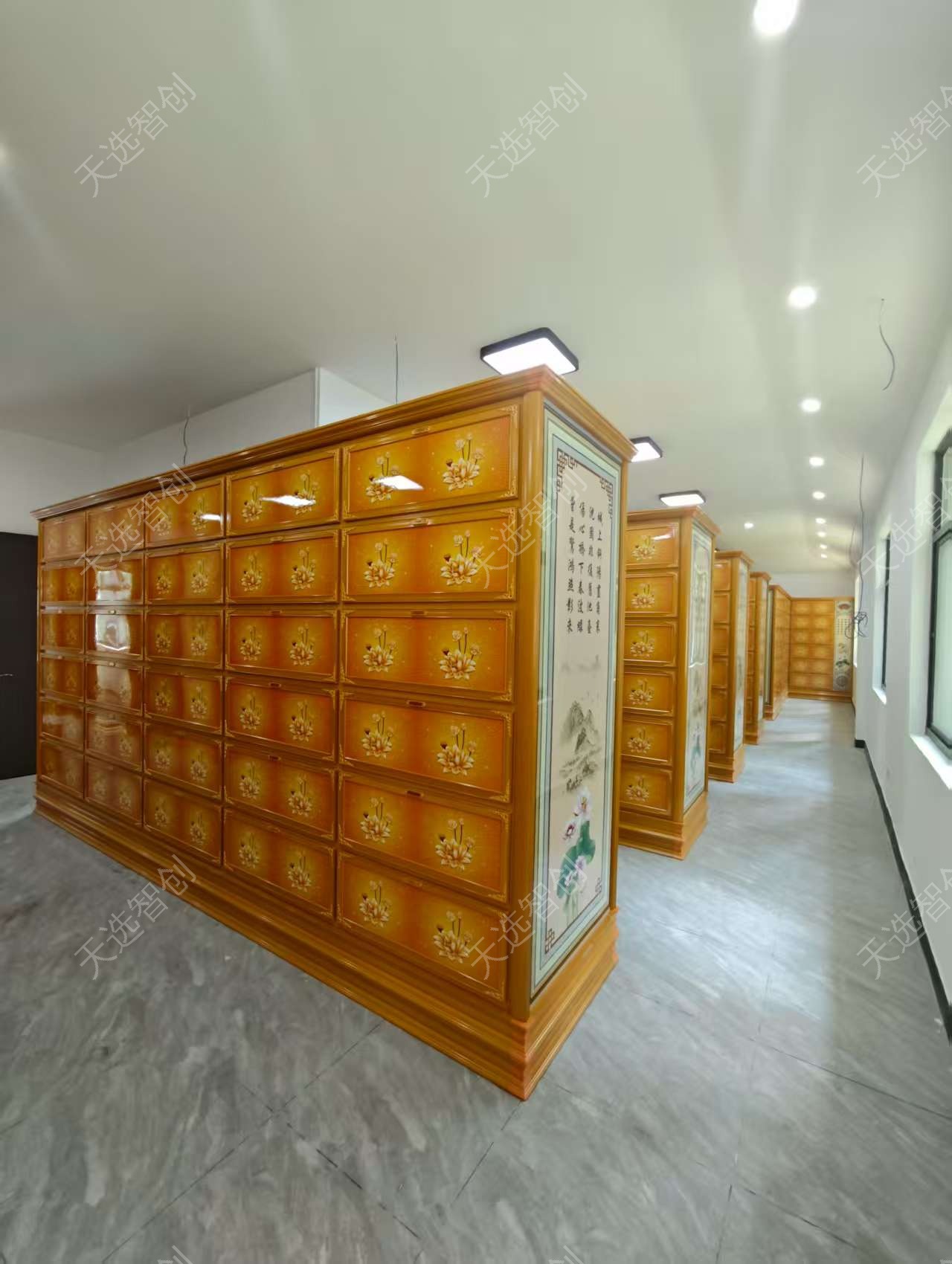 浙江安吉吴址村 — 骨灰寄存架与智能祭拜厅一体化项目