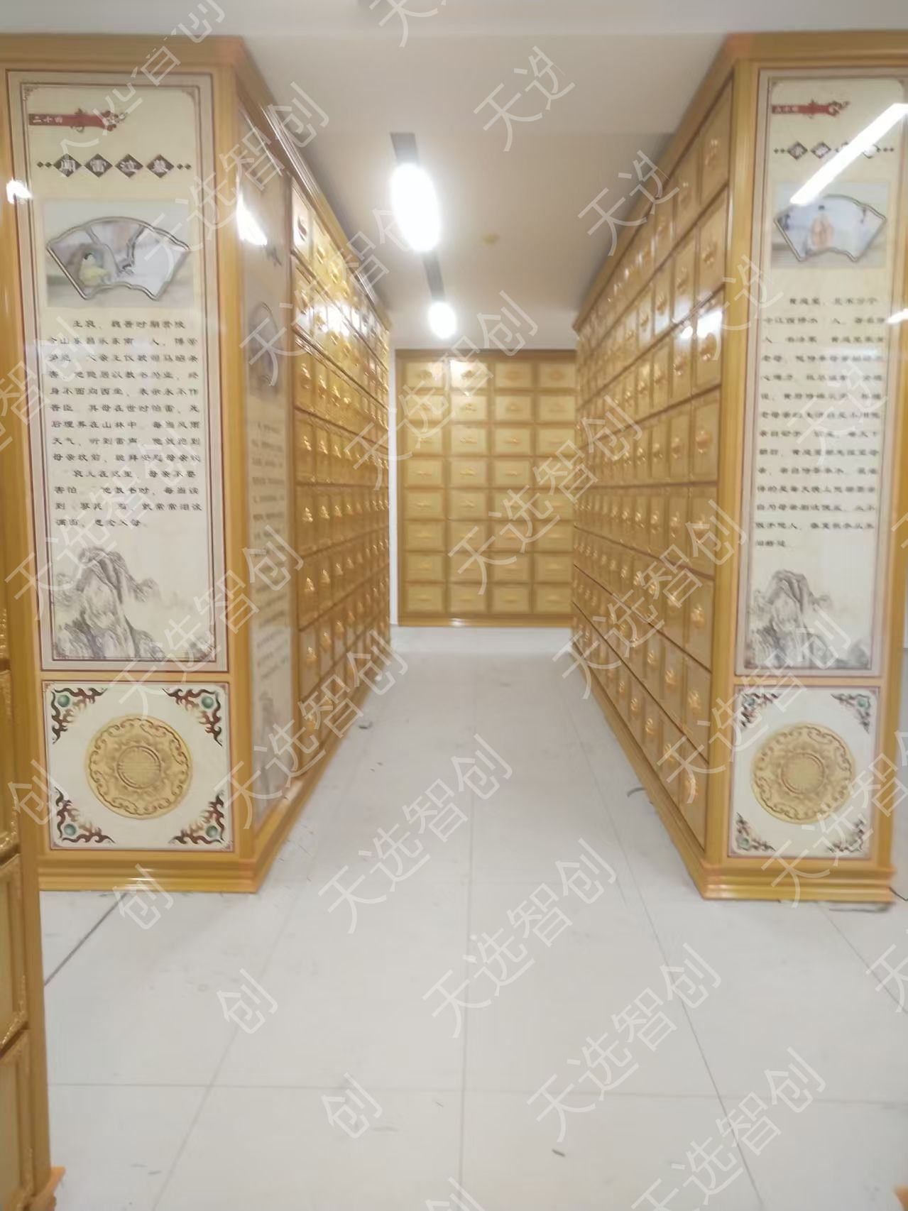 山西临汾市殡仪馆智能骨灰寄存柜项目